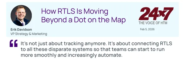 Erik Davidson's quote on RTLS